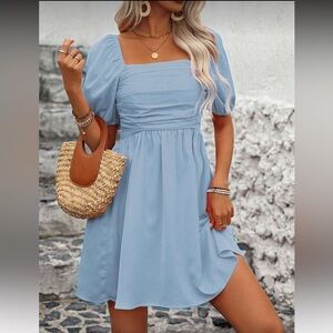 Blue summer dress